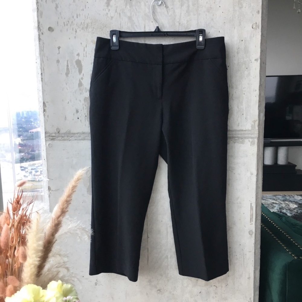 Nicole Miller New York Black Cropped Pants 10